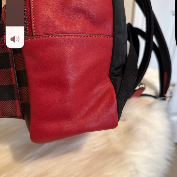 Coach Medium Charlie Backpack With Gingham Print - Picture 10 of 11